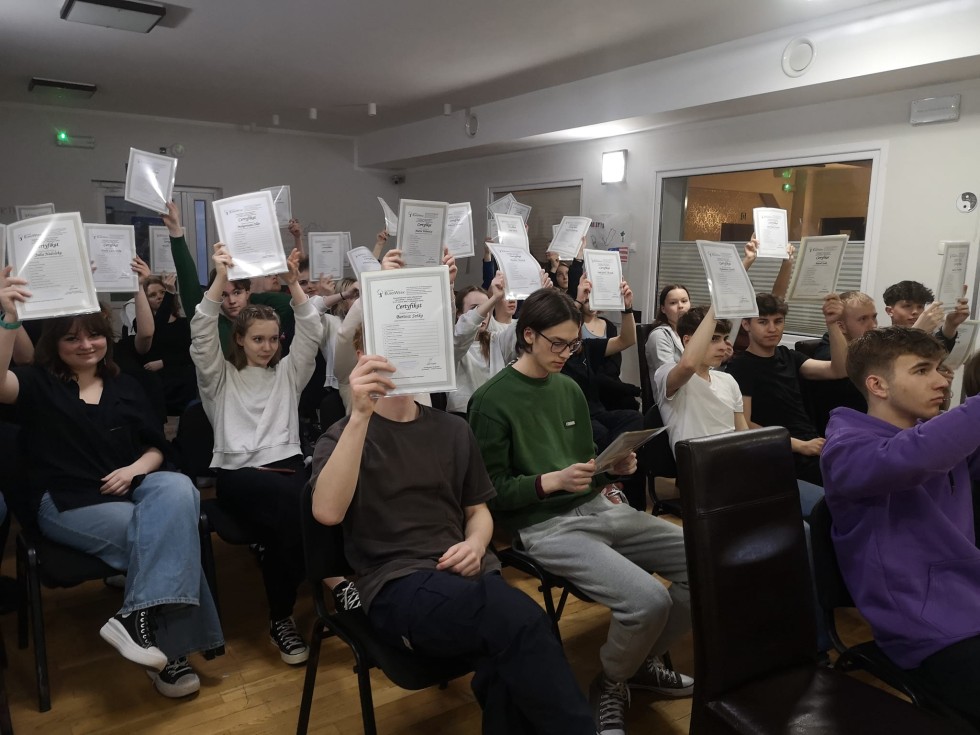Malbork. Uczniowie II LO na warsztatach językowych Euroweek.