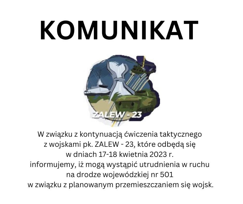 DW501. Utrudnienia na Mierzei Wiślanej – odbędą się ćwiczenia wojskowe ZALEW-23