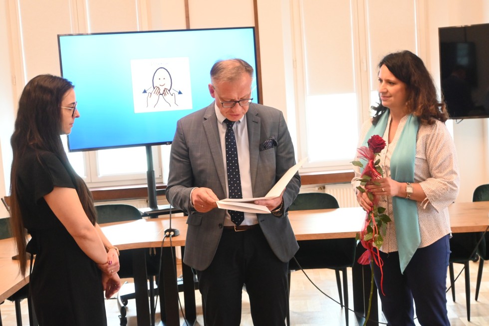 Nowy Dwór Gdański. Monika Cichowska uzyskała stopień nauczyciela mianowanego.