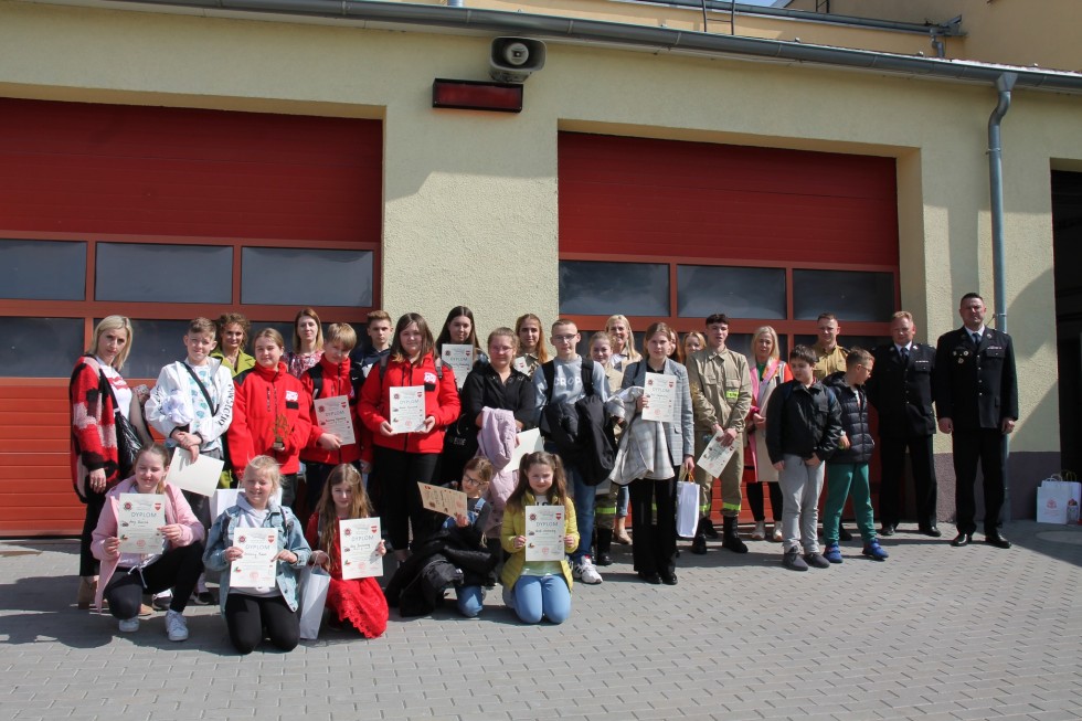 Sztum. Rozstrzygnięto konkurs Wiedzy Pożarniczej. Poznajcie laureatów.
