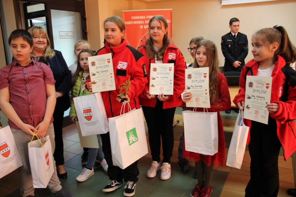 Sztum. Rozstrzygnięto konkurs Wiedzy Pożarniczej. Poznajcie laureatów.