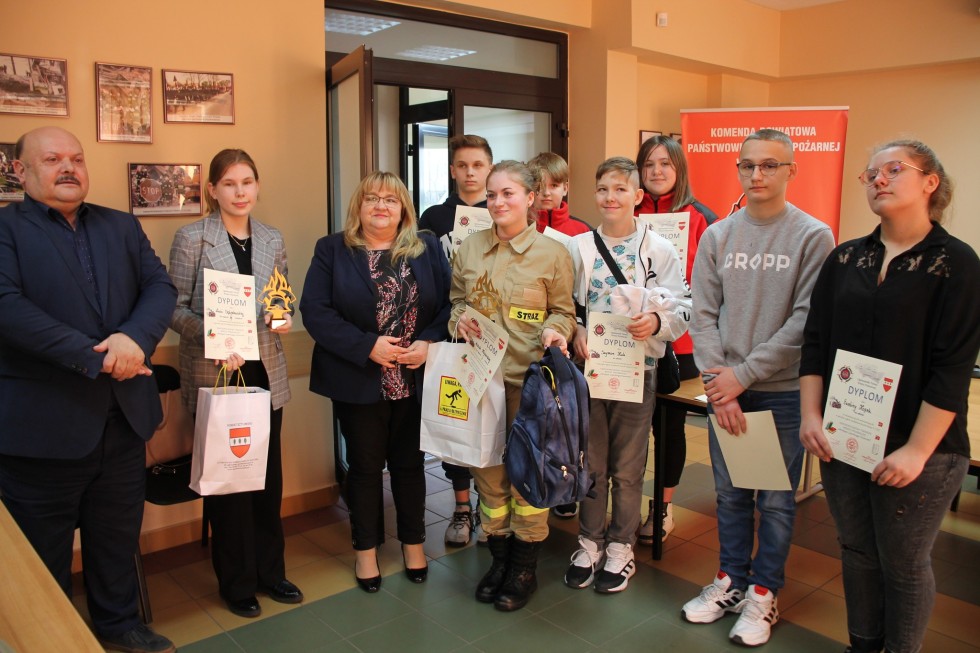 Sztum. Rozstrzygnięto konkurs Wiedzy Pożarniczej. Poznajcie laureatów.