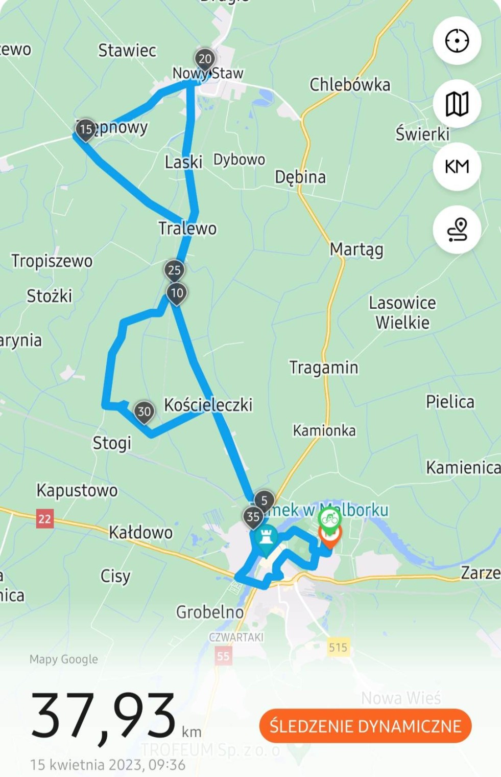 Malbork. Sezon Rowerowy 2023 rozpoczęty.
