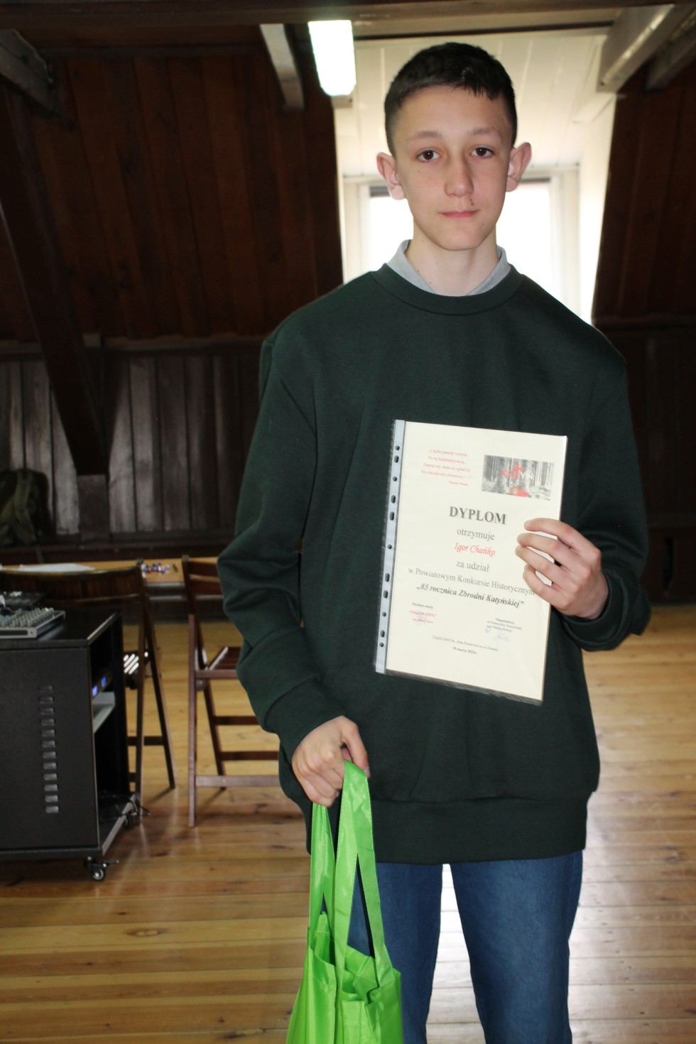 Powiat sztumski. Poznajcie laureatów konkursu wiedzy o zbrodni katyńskiej.