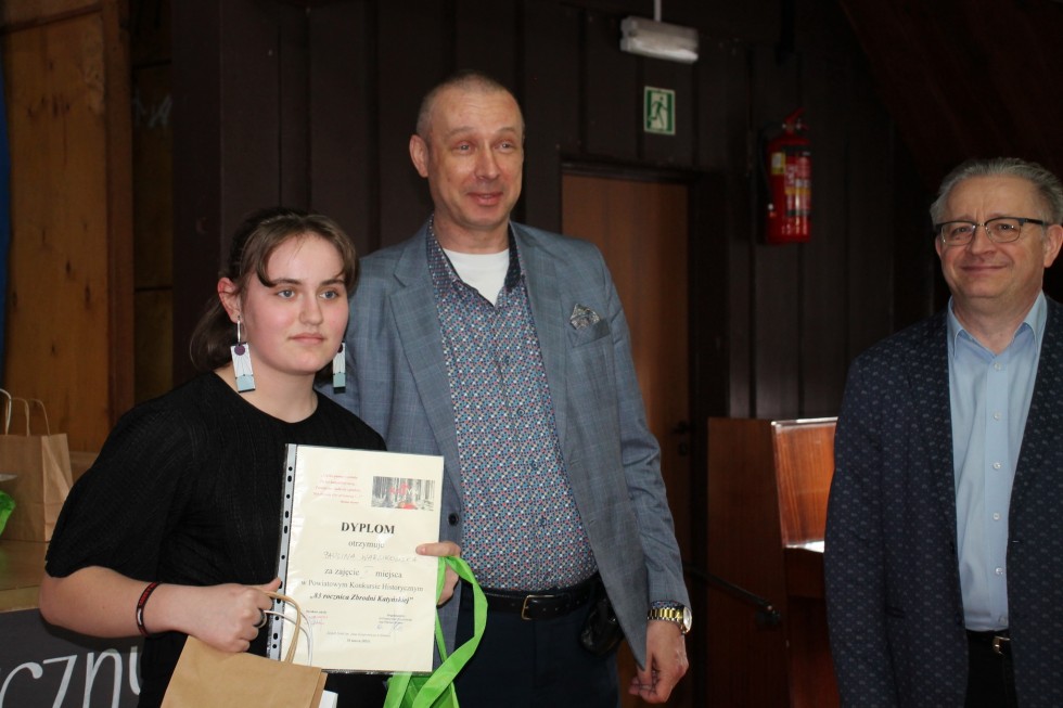 Powiat sztumski. Poznajcie laureatów konkursu wiedzy o zbrodni katyńskiej.