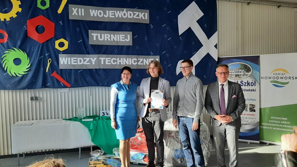 Nowy Dwór Gdański. Wojewódzki Turniej Wiedzy Technicznej za nami – poznajcie laureatów.