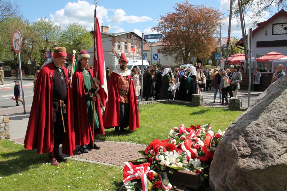 Sztum. Obchody rocznicy uchwalenia Konstytucji 3 Maja.