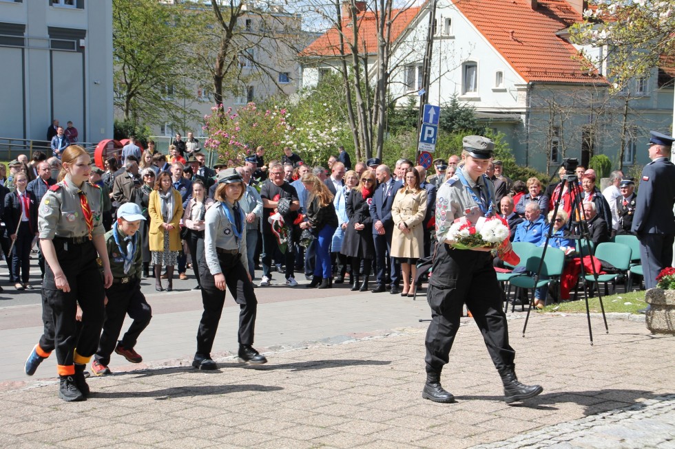 Sztum. Obchody rocznicy uchwalenia Konstytucji 3 Maja.