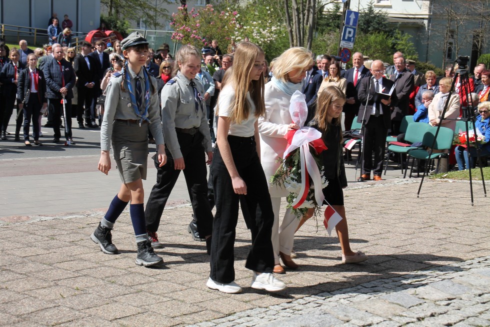 Sztum. Obchody rocznicy uchwalenia Konstytucji 3 Maja.