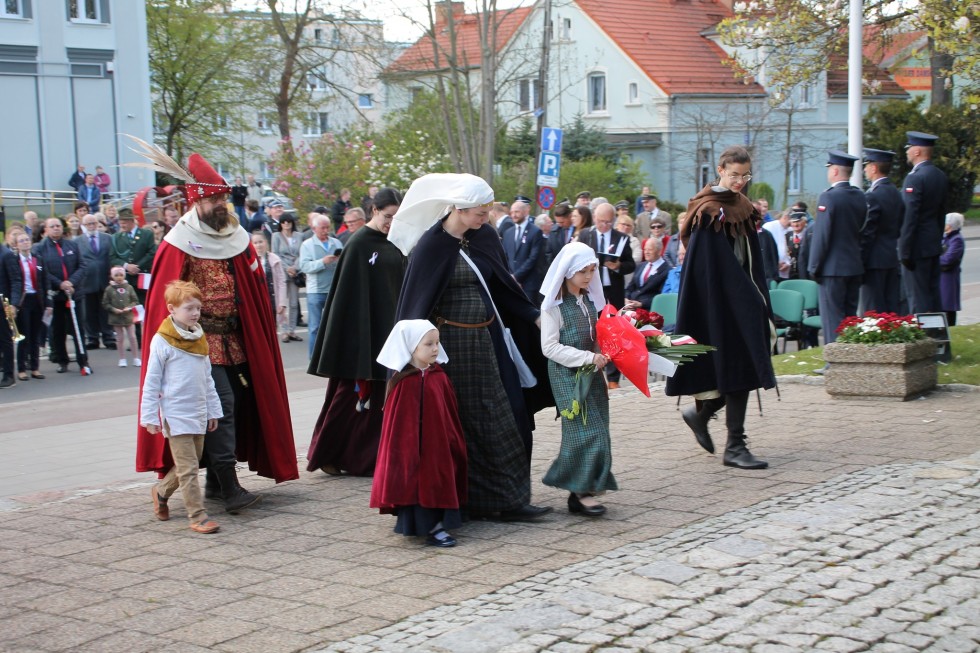 Sztum. Obchody rocznicy uchwalenia Konstytucji 3 Maja.