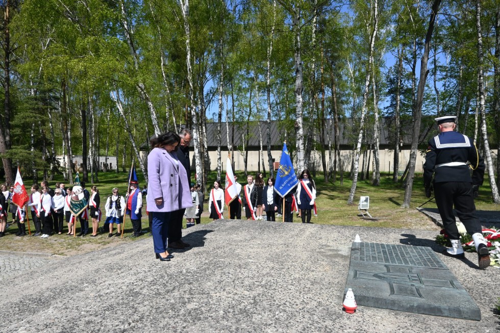 Powiat nowodworski. 78. rocznica oswobodzenia niemieckiego obozu KL Stutthof.