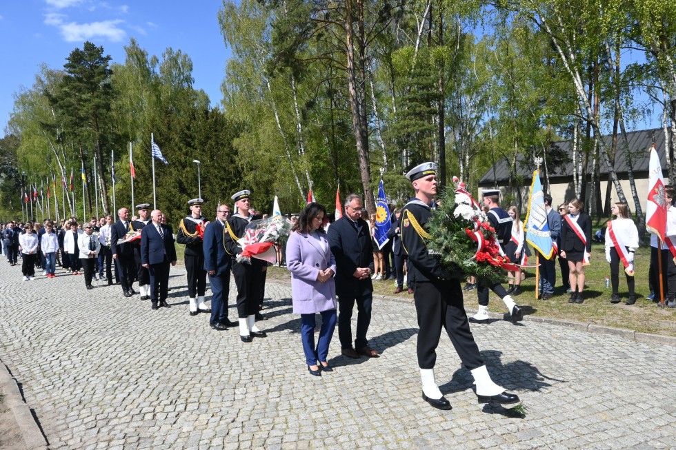 Powiat nowodworski. 78. rocznica oswobodzenia niemieckiego obozu KL Stutthof.