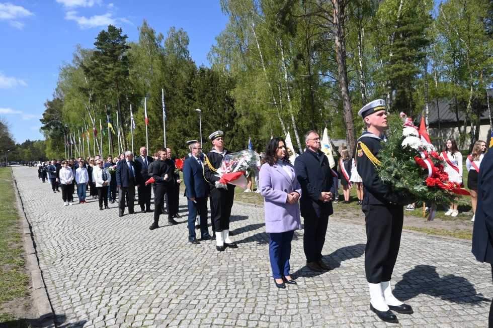 Powiat nowodworski. 78. rocznica oswobodzenia niemieckiego obozu KL Stutthof.