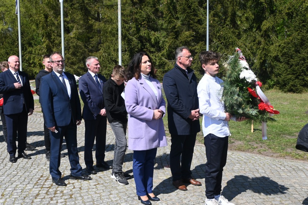 Powiat nowodworski. 78. rocznica oswobodzenia niemieckiego obozu KL Stutthof.