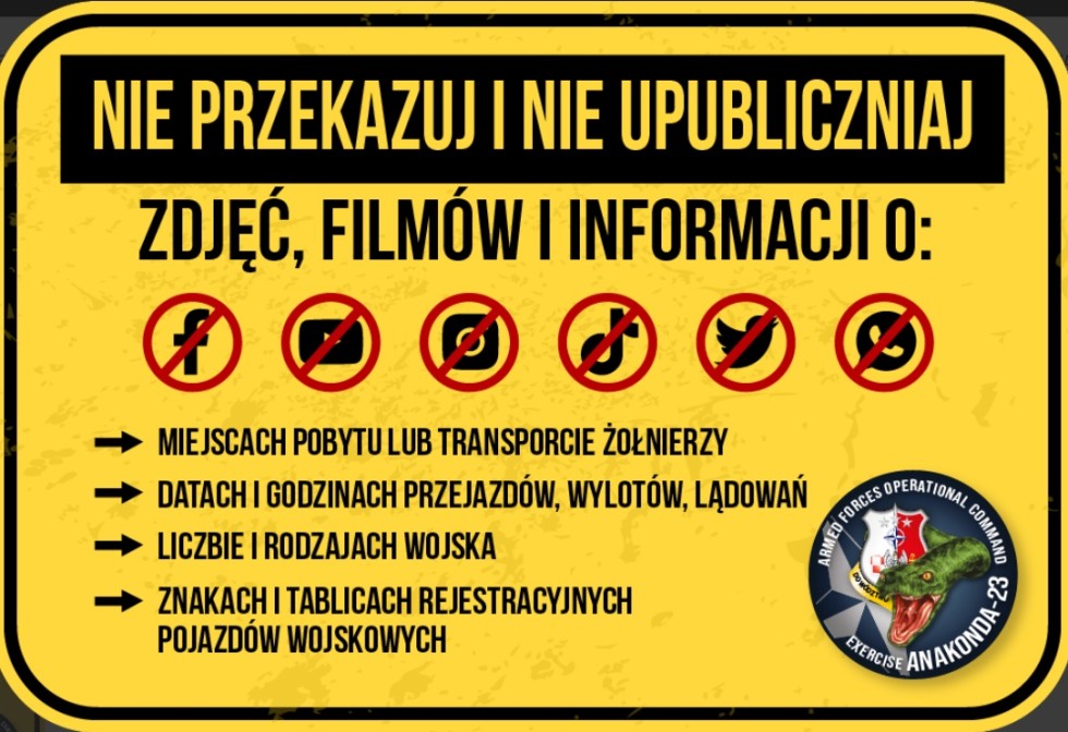 Ćwiczenia Anakonda 23 – wzmożony ruch kolumn wojskowych na polskich drogach.
