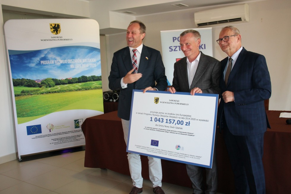 Sztum/Nowy Dwór Gdański. Dofinansowanie na przebudowę dróg.