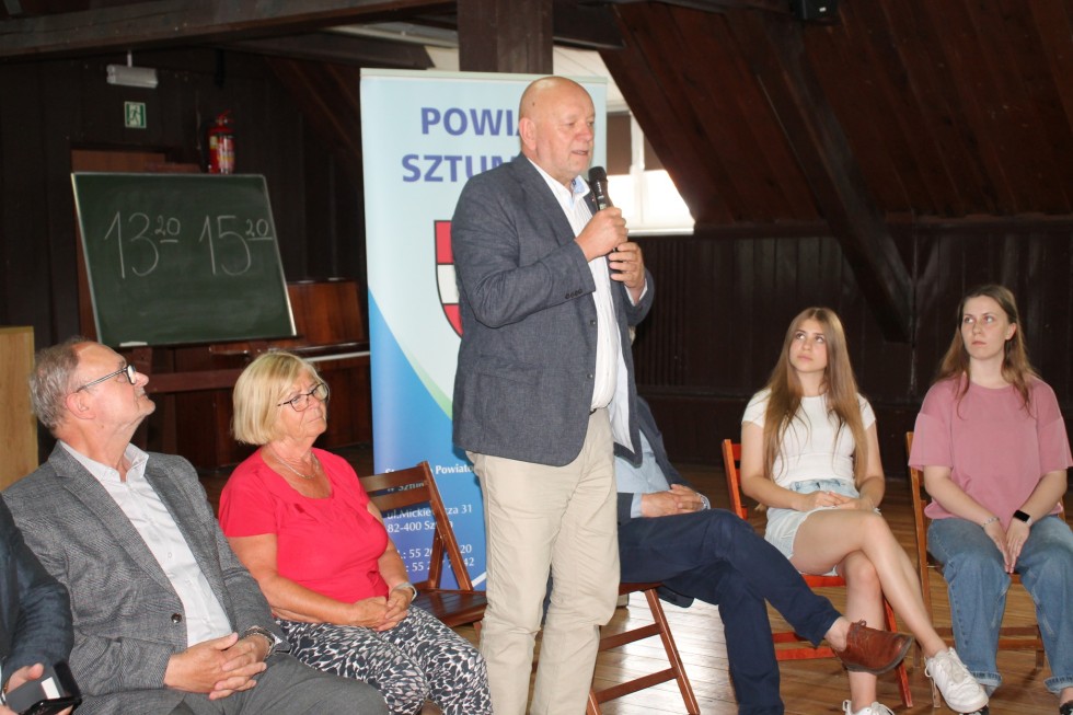 Powiat sztumski. Młodzież to nasza przyszłość - spotkanie z samorządowcami.