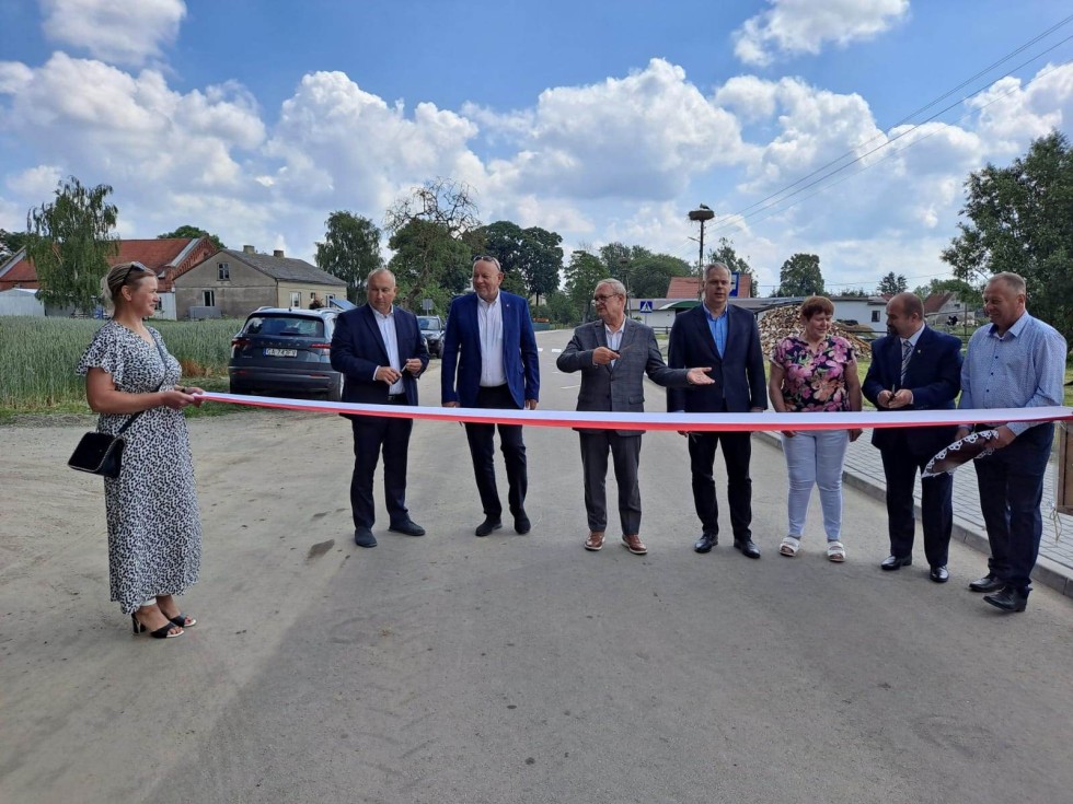 Powiat sztumski. Oficjalne otwarcie drogi Pronie – Tabory.