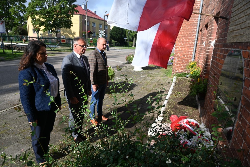 Nowy Dwór Gdański. Upamiętnienie 84. rocznicy wybuchu II wojny światowej.