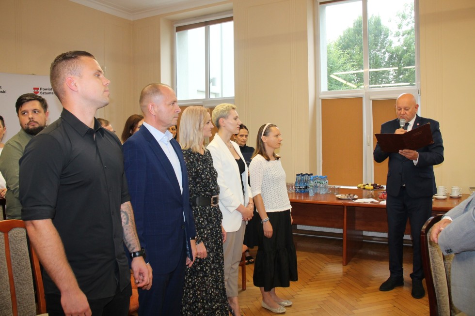 Akty nadania stopnia awansu zawodowego dla nauczycieli z powiatu sztumskiego.