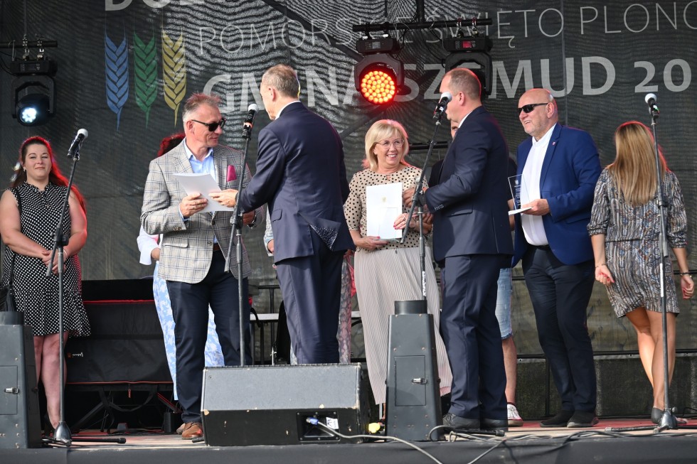 Powiat Nowodworski na Dożynkach Wojewódzkich w Szemudzie.