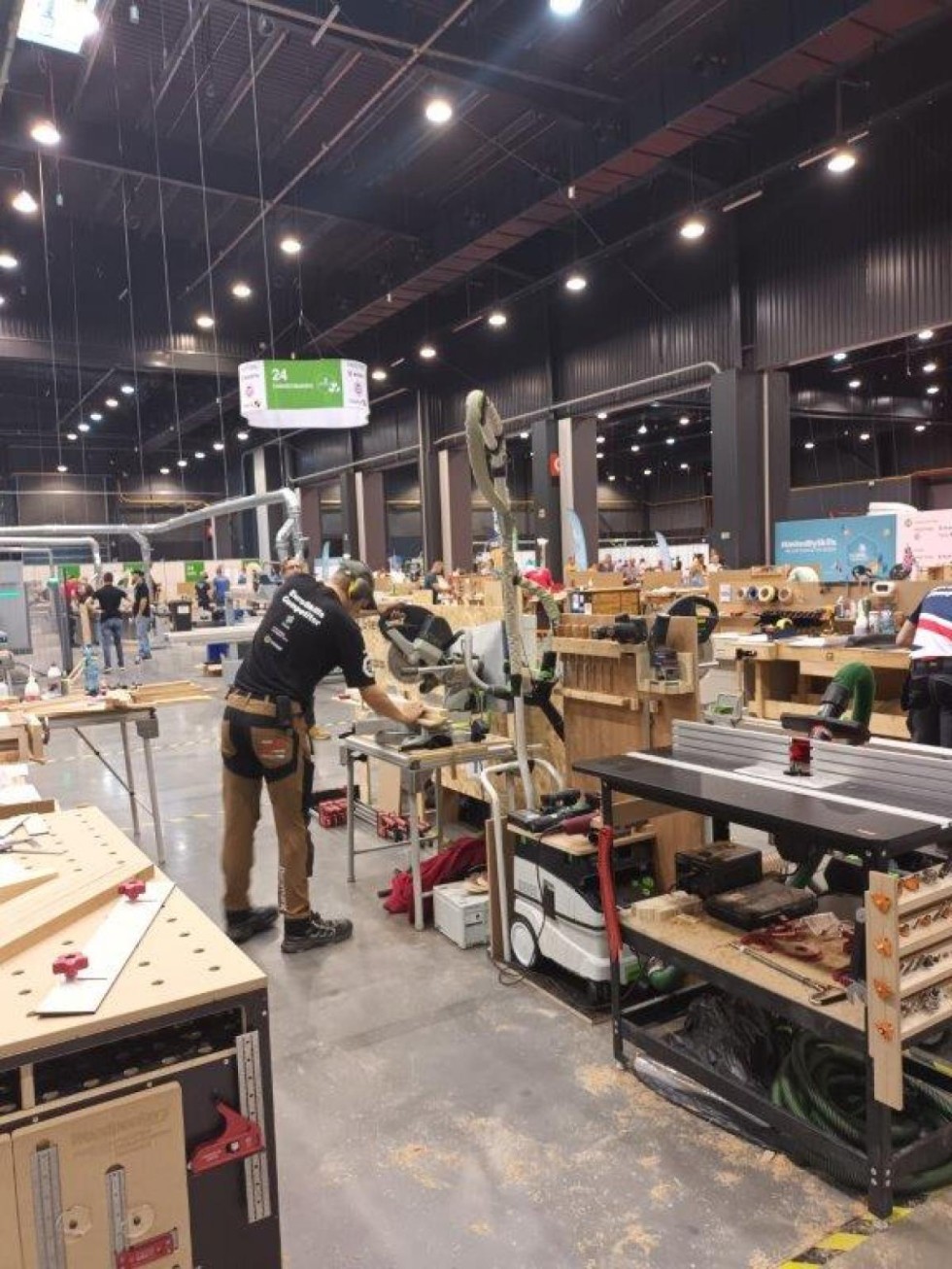 Uczniowie CEZ na EuroSkills Gdańsk 2023.