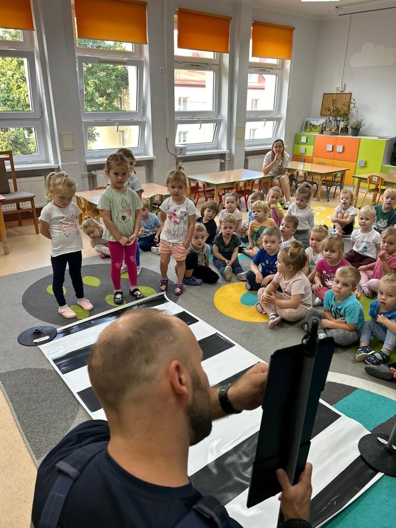 Powiat sztumski. Bezpieczna droga do przedszkola.