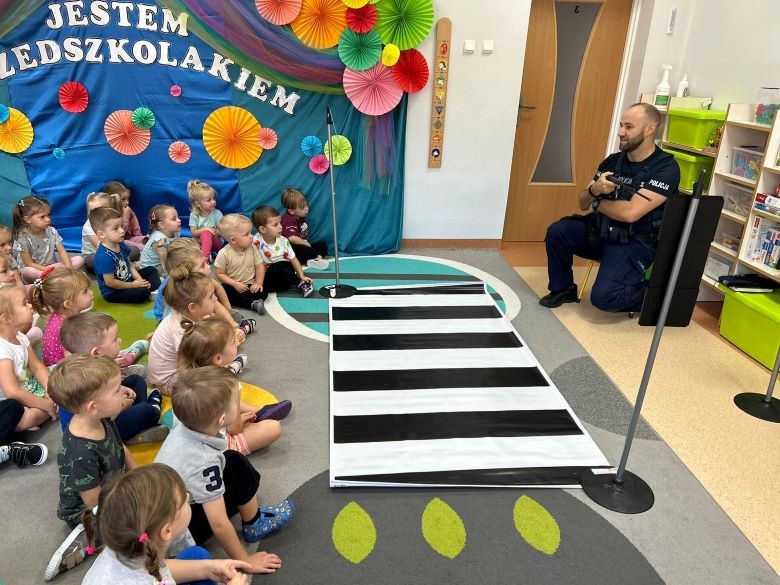 Powiat sztumski. Bezpieczna droga do przedszkola.