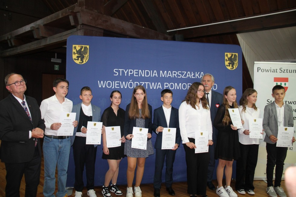 Powiat sztumski. Stypendia Marszałka Województwa Pomorskiego przyznane.