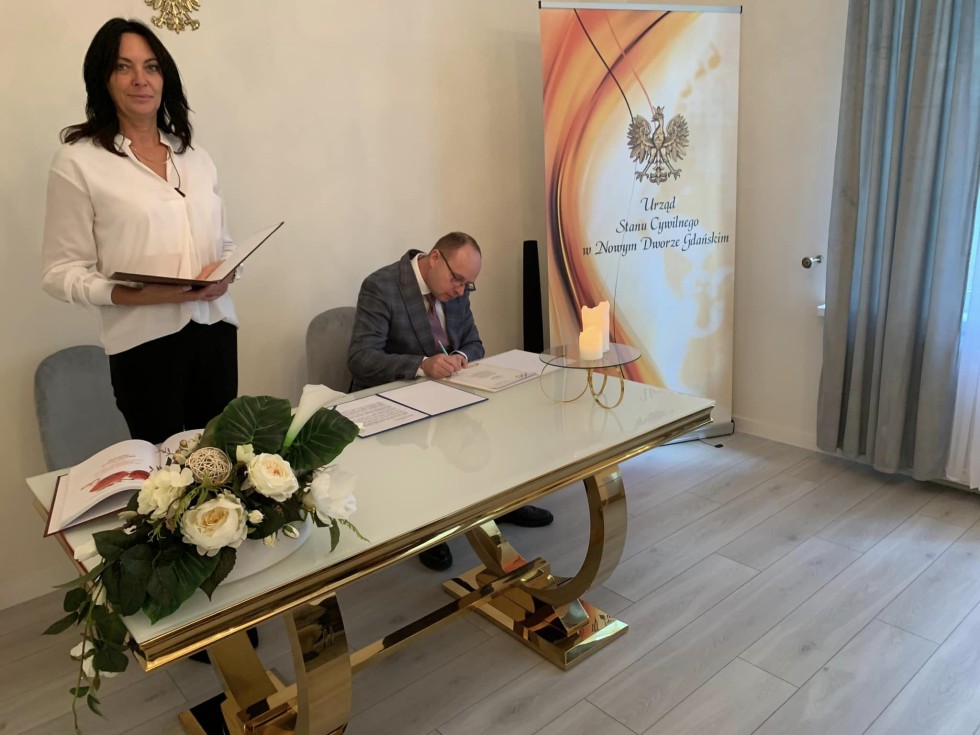 Nowy Dwór Gdański. Złote Gody państwa Marianny i Andrzeja Mańkowskich.