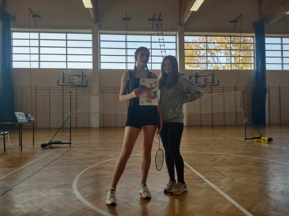 Malbork. Uczennice II LO na podium Półfinału Wojewódzkiego w badmintona.
