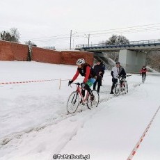 Malbork. Dawid Kurszewski najlepszy w Cyklocross wałami von Plauena.