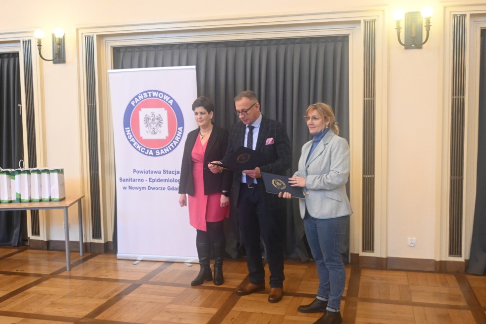Nowy Dwór Gdański.  Powiatowy etap konkursu HIV/AIDS - wiem więcej.