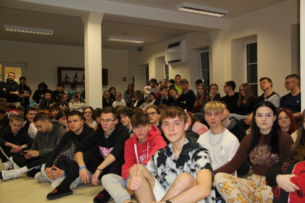 Malbork. Noc Mikołajkowa w Technikum nr 3.