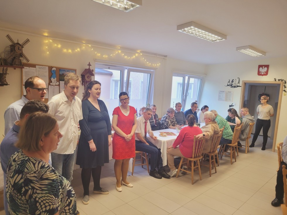 Dzierzgoń. Przedświąteczne spotkanie w Warsztacie Terapii Zajęciowej.