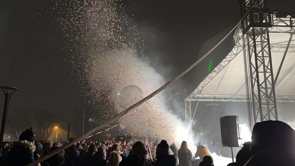 Mieszkańcy Nowego Dworu Gdańskiego przywitali Nowy 2024 Rok.
