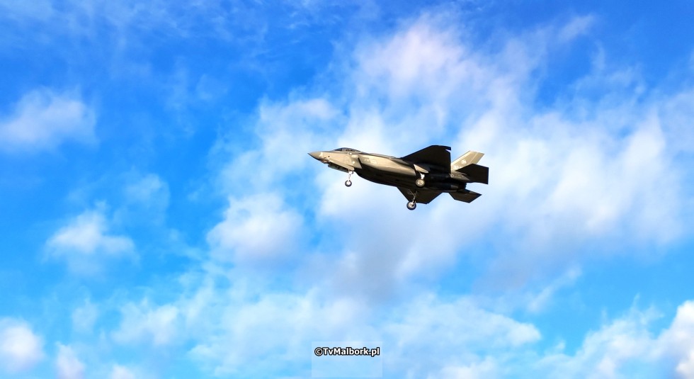 Włoskie F-35A Lightning II w Malborku. Zobacz wideo i zdjęcia - 19 stycznia 2024