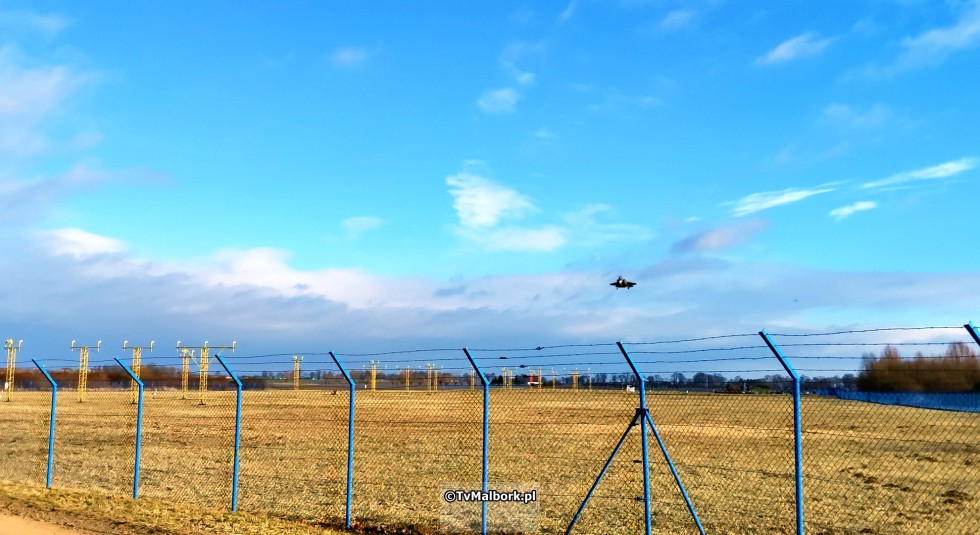 Włoskie F-35A Lightning II w Malborku. Zobacz wideo i zdjęcia - 19 stycznia 2024