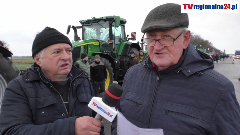 Ogólnoeuropejski Protest Rolników - tak było na DK22 w miejscowości Kończewice. Wideo i zdjęcia