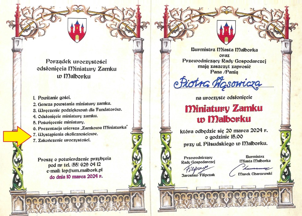 Malbork. Wiemy, kiedy w końcu nastąpi odsłonięcie nowej miniatury zamku.