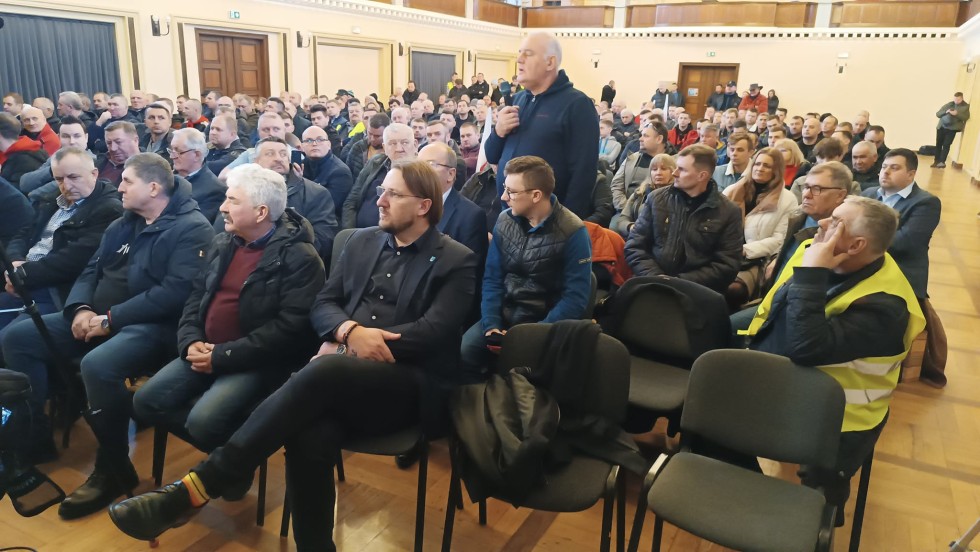Andrzej Sobociński - komentarz przed spotkaniem z wiceministrem rolnictwa Michałem Kołodziejczakiem w Nowym Dworze Gdańskim 10.02.2024