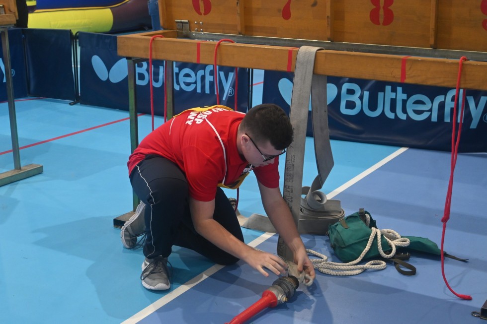Powiat nowodworski. Za nami I Halowe Dziecięce Zawody Sportowo-Pożarnicze – poznajcie zwycięzców.
