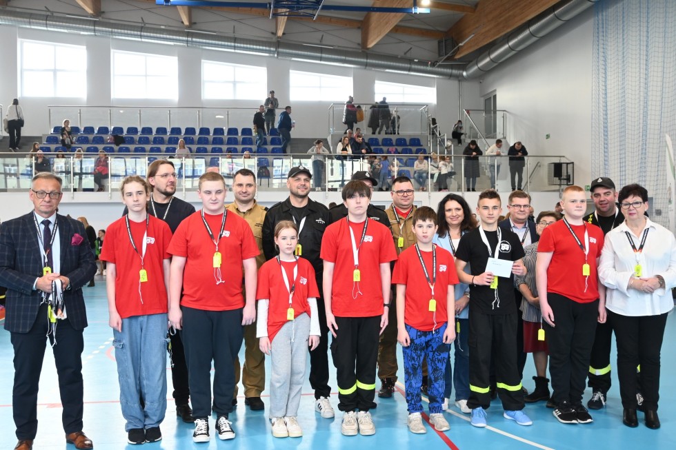 Powiat nowodworski. Za nami I Halowe Dziecięce Zawody Sportowo-Pożarnicze – poznajcie zwycięzców.