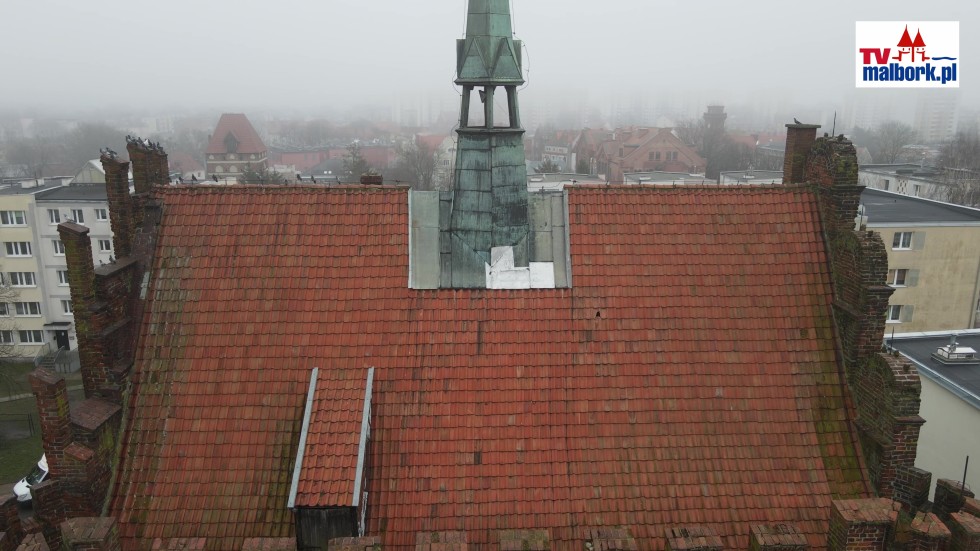 Ruszyła modernizacja Staromiejskiego Ratusza w Malborku. Zobacz wideo z drona - 27.02.2024