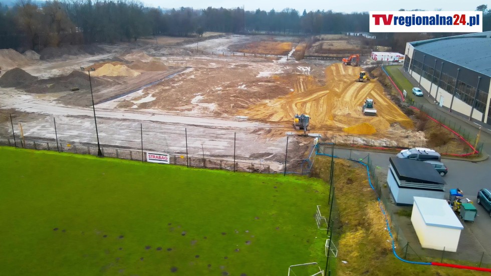 Rewitalizacja kąpieliska miejskiego w Elblągu - postęp prac luty 2024