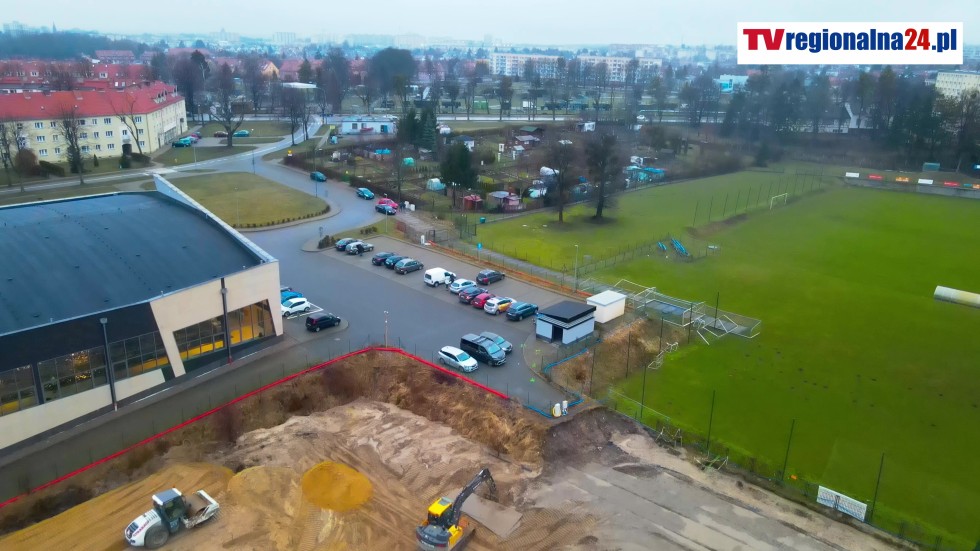 Rewitalizacja kąpieliska miejskiego w Elblągu - postęp prac luty 2024