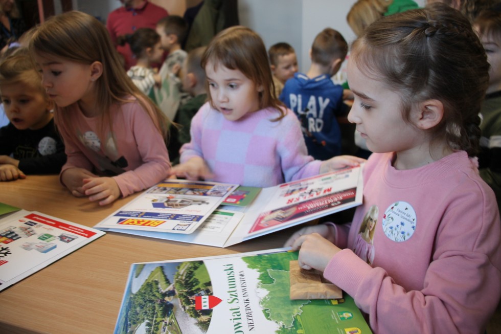 Sztum. Przedszkolaki z wizytą w Starostwie Powiatowym.