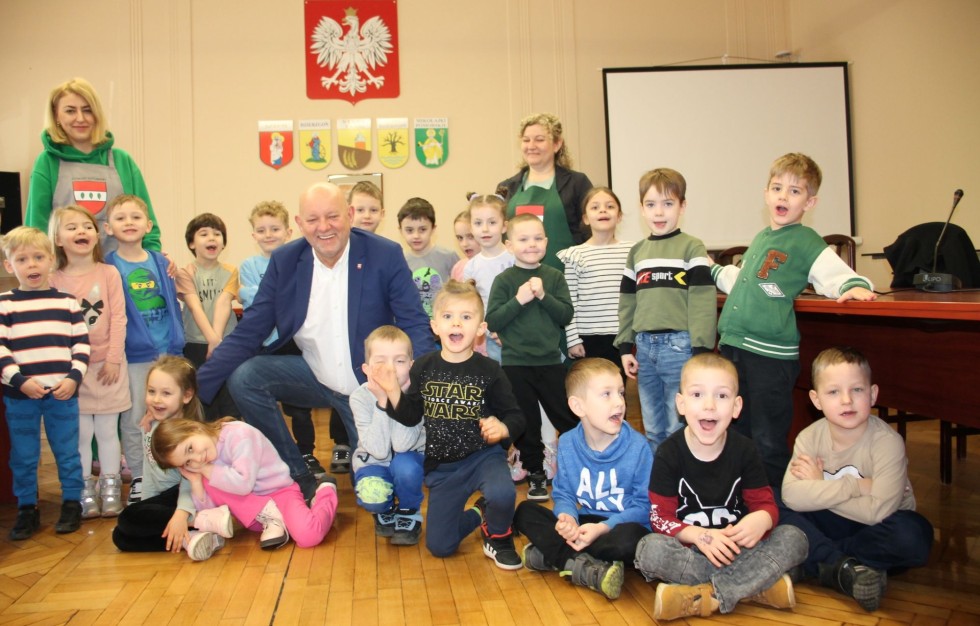 Sztum. Przedszkolaki z wizytą w Starostwie Powiatowym.