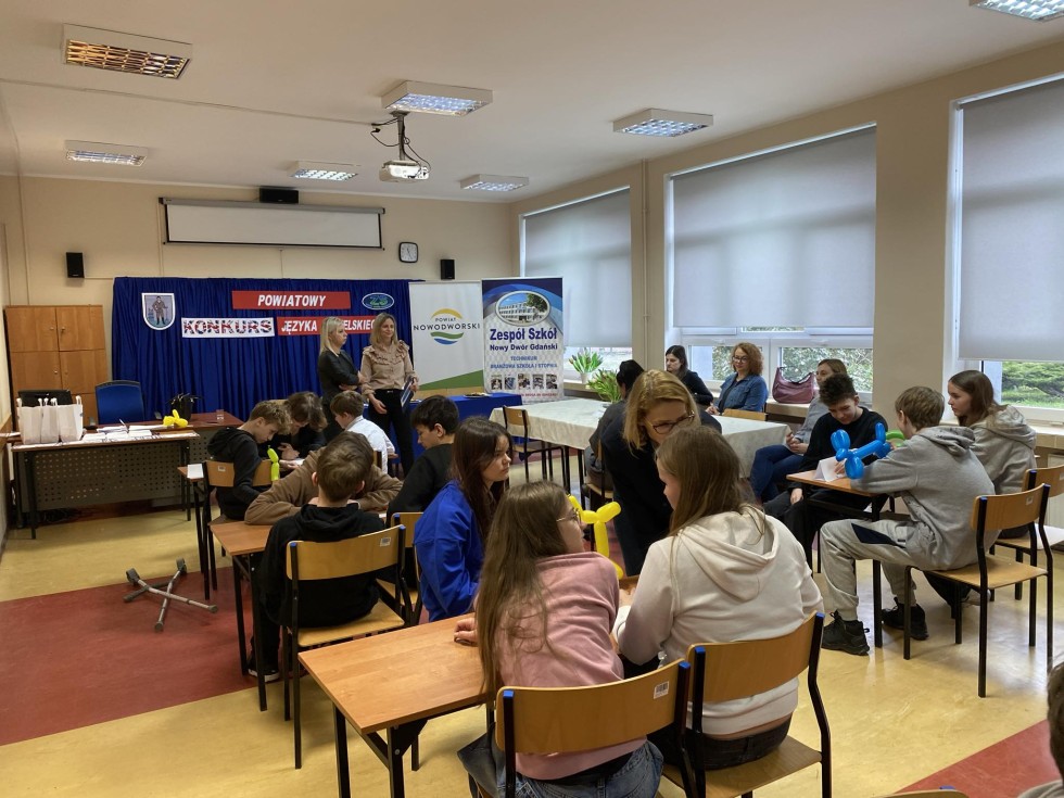 Uczniowie ze Sztutowa najlepsi w Powiatowym Konkursie z Języka Angielskiego.