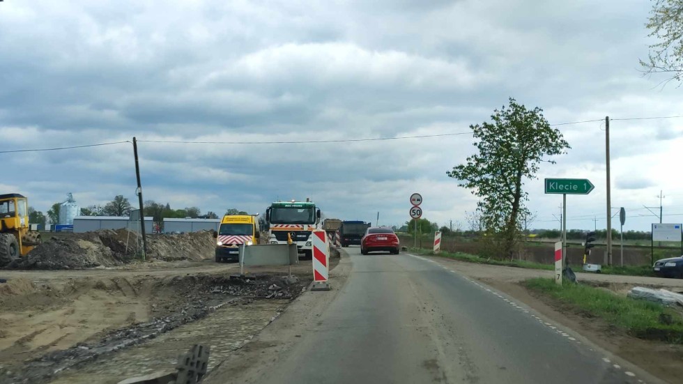 DK22. Coraz bliżej końca rozbudowy odcinka Malbork-Stare Pole. 04.2024 Wideo i zdjęcia